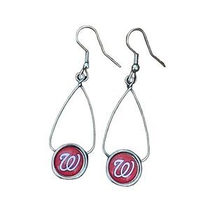 🌴MLB Washington Nationals Curly W Dangle Earrings